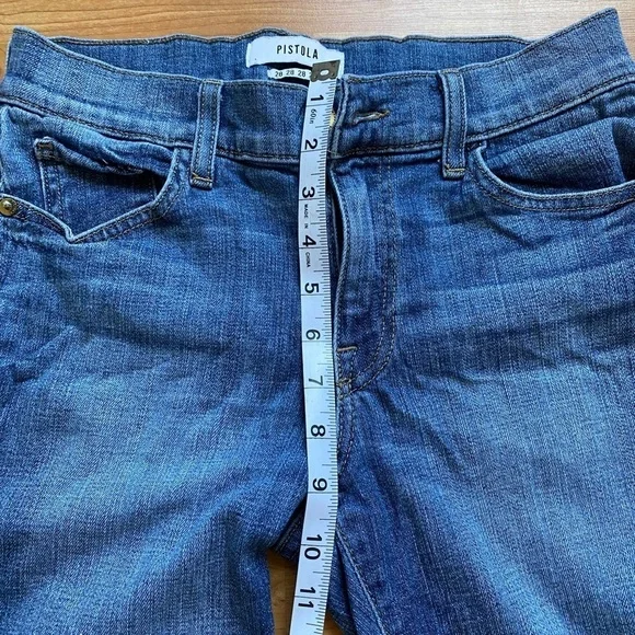 Authentic PISTOLA Ivy Distressed Uneven Fray
Hem Skinny Jeans - Picture 7 of 10